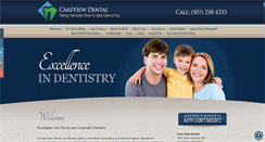 Desktop Screenshot of careviewdental.com